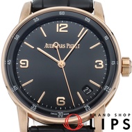 Airbnb (Audemars Piguet) CODE 11.59 自動腕錶，41毫米，型號 15210OR.OO.A002CR.01，含錶盒、保固卡、18K 玫瑰金/皮錶帶，男士腕錶，黑色，已翻