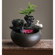Feng Shui Fountain -Water table /Desktop Water Feature Zen Fountain Indoor for The Garden Indoor Ornaments Lucky Fountai