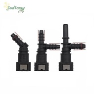 JUDICMY Hose Coupler, Bundy Tee 7.89 ID6  Line Hose, PA12 Plastic 45° Pipe Coupler