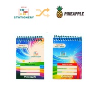 Pineapple Spiral Note Book A7