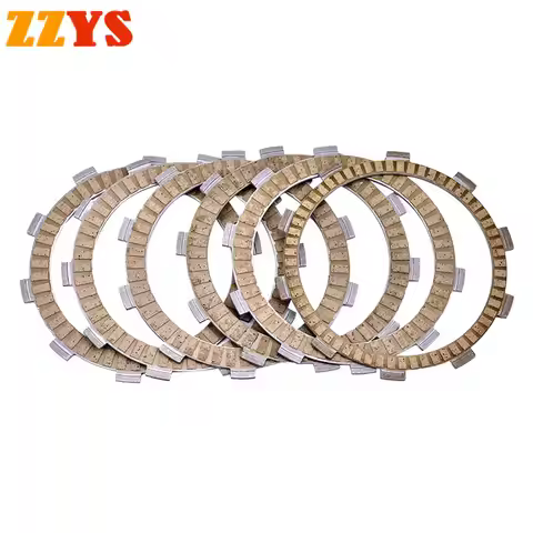 Motorcycle Clutch Friction Plate Kit For Yamaha YS250 Fazer XTZ250 Lander Brasil XTZ YBR YS 250 YBR2