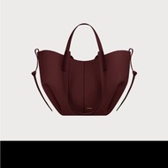 FX Polene tote bag large capacity commuter bag Handheld crossbody bag female genuine leather XF