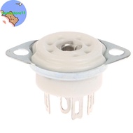 Homestore 1PCS 6AQ5 EAA91 6J1 6J2 6X4 6Z4 Tube Socket Gold-plated Socket For 7Pin B7G Vaccum Tube Am