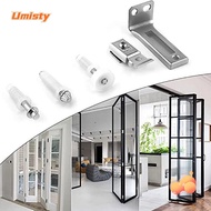 UMISTY Closet Door Brackets, Stainless Steel Hardware Bi Fold Door Pivots, Accessories Durable Door Guide Wheel