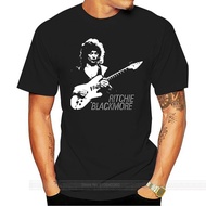 Ritchie Blackmore Black T-Shirt Size-S To 5XL Male Br Teeshirt Men Summer Cotton T Shirt