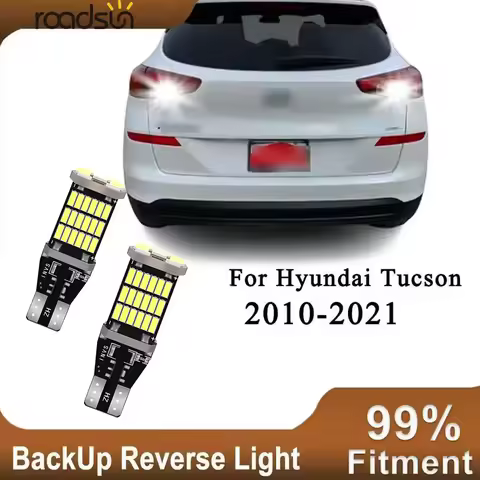 2x Back Up Bulbs 912 921 T15 Reverse Light 12v 6000K For Hyundai Tucson 2010-2021 2020 2019 2018 201