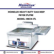 HOMELUX(SIRIM)(HBCH-17L)17LTR Heavyduty Commercial Gas Deep Fryer_Gas Deep Fryer 17Ltr_Dapur Deep Fr