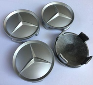 NEW 4 ฝา ฝาครอบดุมล้อ Mercedes Benz เบนซ์ ML S E C GL GLK AMG ฝาครอบล้อ ดุม ดุมรถ ดุมล้อ ดุมแม็ก ฝาล