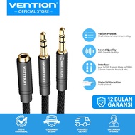 Vention BBL Audio Aux Cable &amp; Mic Splitter 3.5mm 1 Female to 2 Male