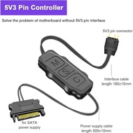 Led Fan ARGB Controller Addressable ARGB (3-pin ARGB, SATA Power)