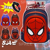 SpiderMan Backpack School Student Boy Cartoon Anime Children's Bag Waterproof