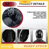 [CloudsMiles] Car Manual Transmission 5 Speed Gear Shift Knob with Dust Cover for  Fabia Fabia 2 II 