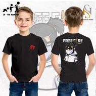 NAMASTESHIRT KAOS CHILDREN'S CLOTHES FF -FREE FIRE FF SUNGLASSES- CHILDREN GAME FREE FIRE FREE