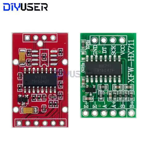 HX711 Dual-channel 24-bit mini HX711 Weighing Sensor Dual-Channel 24 Bit Precision A/D Module Pressu