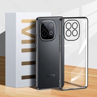 Jingsanc Ốp trong suốt cho iqoo Z10 TURBO/iqoo Z10 Turbo Pro Vỏ điện thoại TPU Silicon mềm mạ điện k