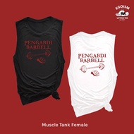 Barbell gym woman muscle tank - EGOISM Sport Shirt Yoga Top Pilates Top