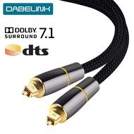 Kabel SPDIF Koaksial Dolby 7.1 Soundbar 5.1 Kabel Audio Optik Digital Kabel Serat Toslink untuk Amplifier Player Xbox 360