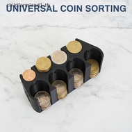 [CHL] Euro Coin Dispenser Organizer 2 Euro 1 Euro 50 Cent Storage Holder Box for Fast Change Managem