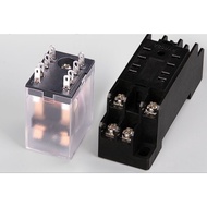 ราคาต่อชุด Relay+Socket MY2N MY4N 12vdc 24vdc 220vac 12vac 24va my2 my4