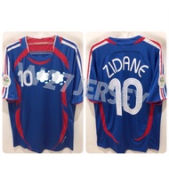 RETRO JERSEY - FRANCE HOME 2006 name player Zidane + Patch