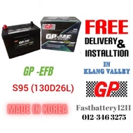 i-stop EFB GP S95 (130D26L) MF Car Battery - Free delivery + Installation {Klang Valley Area}