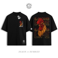 Sabong is Life Trending Shirt - NEWGEN x BASIX® Clothing | DBTK Pro Club Oversize | Streetwear Shirt