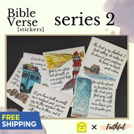 SG Designed - Uplifting Scripture Stickers Christian bible verse gifts decal sticker series 2 Matthew Jeremiah Psalms