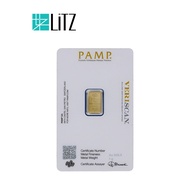 【1 gram】 LITZ PAMP Suisse Gold Bar - Lady Fortuna (999.9) PG012