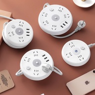 Retractable Socket Socket Socket Household Dormitory with Wire usb Power Strip Power Strip Power Strip Porous Electric Plug