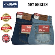 [ JC BLUE ] ( SIZE 30-38 ) MEN'S CLASSIC STRETCHABLE JEANS SLIM FIT / SELUAR PANJANG JEANS LELAKI 50