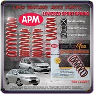 Honda City TMO GM2 GM3 , Jazz GE TFO Sport Spring , Lower Coil Spring Apm Performax (2009-2013)