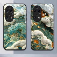 elegant Huawei P Series glass phone case P50pro P20 P20pro P30 P30lite P40 P40pro P30pro P8 P20lite 