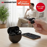 Monster Open Ear 200 Clip-On Bluetooth Earbuds Wireless Sports Headset with Microphone