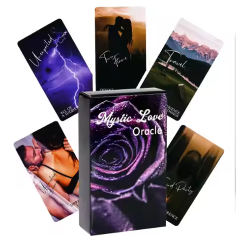 Mystic Love Oracle cards A 79 Tarot Card Board Game Party Mystical Tarot Divination Tools Table Taro