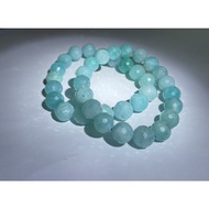 天然天河石手串手链/Amazonite Bracelet 8-10mm / amazonite gelang tangan kristal 8-10mm