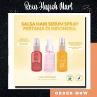 Salsa Hair Serum Indonesia/Treatment Of Dry Tangle Hair Loss Dull Odor/Keratin Repair Growth Rose Treatment Spray 80ml