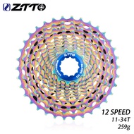 Ztto เฟืองจักรยานเสือหมอบ 12 ความเร็ว 11-28T 12 สปีด 32T 34T 12S น้ําหนักเบา สีรุ้ง