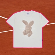 Adlv Short Sleeve T-Shirt With Mysterious Black Rabbit New Model Wide form For Men And Women