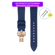 18/19/20/21/22/23/24mm Quick Release Replacement Band for Mar-vin Watch - waterproof Soft Silicone S