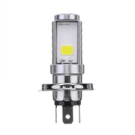 12V Motorcycle Scooter H4 Bulb White 6500K Headlight 3030 COB LED Hi/Lo 8W/12W 6500K Beam Light Lamp