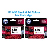 [100% ORIGINAL] HP 680 Black & Color Ink Cartridge / HP DeskJet Ink Advantage 2135 3776 3777 3635 38
