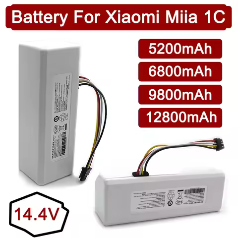 100%NEW 14.4V 12800mAh P1904-4S1P-MM Battery For Xiaomi Mijia 1C STYTJ01ZHM Robot Vacuum Mop Cleaner