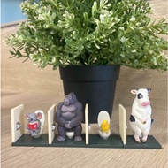 Japanese Capsule Toys Kaido All 4 Types Sato Kunio's Animals Toilets Pee Toilet Animal Fujitsu Sales