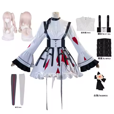 Akiyama Mizuki Cosplay PJSK Costume Anime Project Sekai Lovely Lolita Party Dress Uniform Halloween 