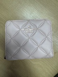 Kate Spade 粉紅色菱格銀包