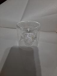 DOOMED 雙層水晶骷髏頭威士忌杯 高硼矽無鉛玻璃 水杯