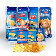 Imported Good Morning Mr. Amica Black Truffle Barbecue Sea Salt Olive Spicy Potato Chips Corn Chips 