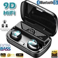 TWS M20 Wireless Bluetooth Earphones V5.3 9D Stereo Hifi Bass Earbuds Smart Touch Control Noise Redu