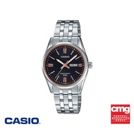 CASIO นาฬิกาข้อมือ CASIO รุ่น LTP-1335D-1A2VDF วัสดุสเตนเลสสตีล สีดำ