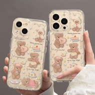 Girl Cake Bear Casing Redmi 15 15C 13x 14 4G 5G Pro Plus A5 14C 13C 13 10A 10C 12C 8 9 10 9S 10S 11 
